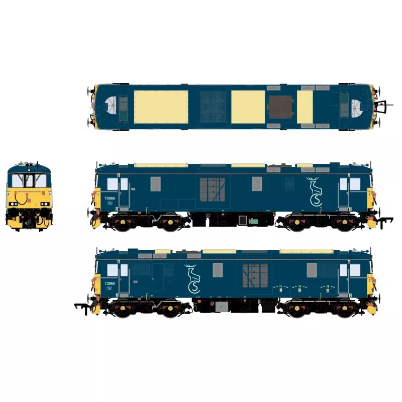 Class 73 - Caledonian (Current) - 73966 - DCC Sound Fitted