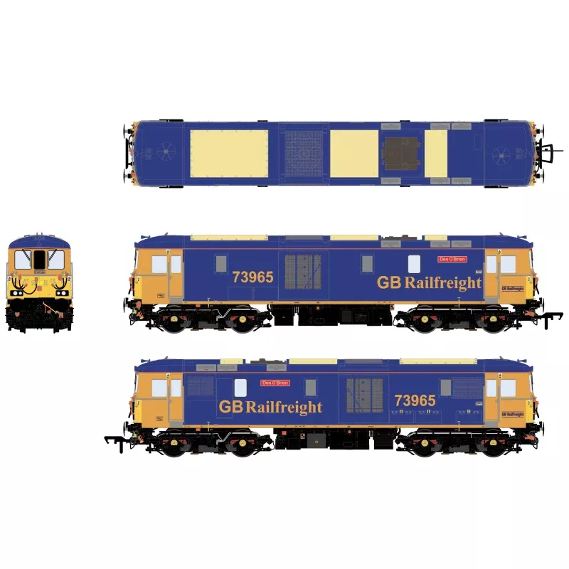 Class 73 - GBRf (Current) - 73965 Des O'Brien - DCC Sound Fitted