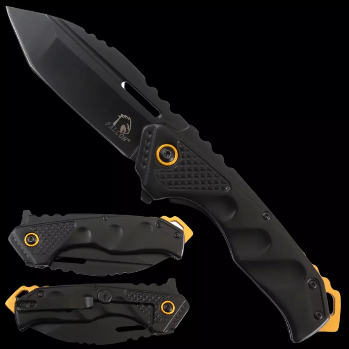 Closed 4.75″, Spring assisted knife, frame lock knife,