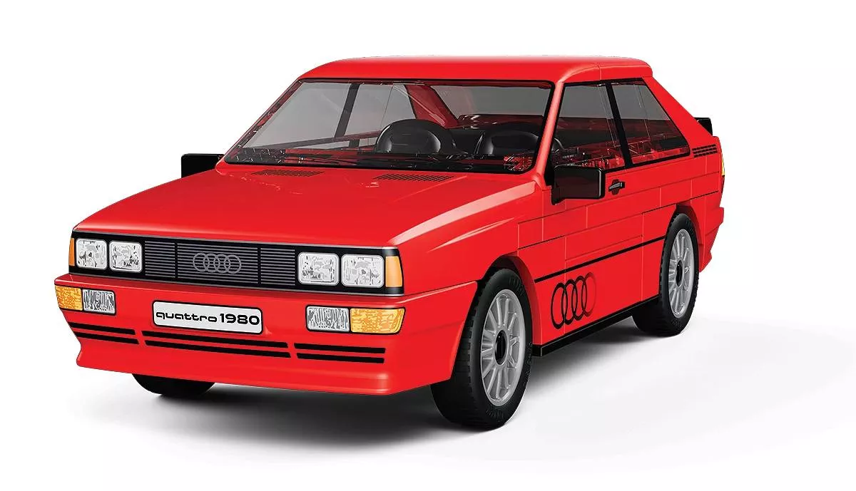 COBI 24664 Red Audi Quattro 1980 1:35 Brick Model 79pcs
