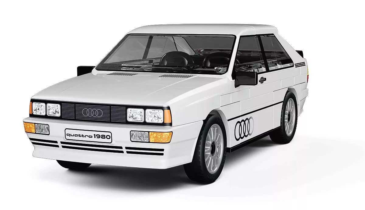 COBI 24665 White Audi Quattro 1980 1:35 Brick Model 79pcs