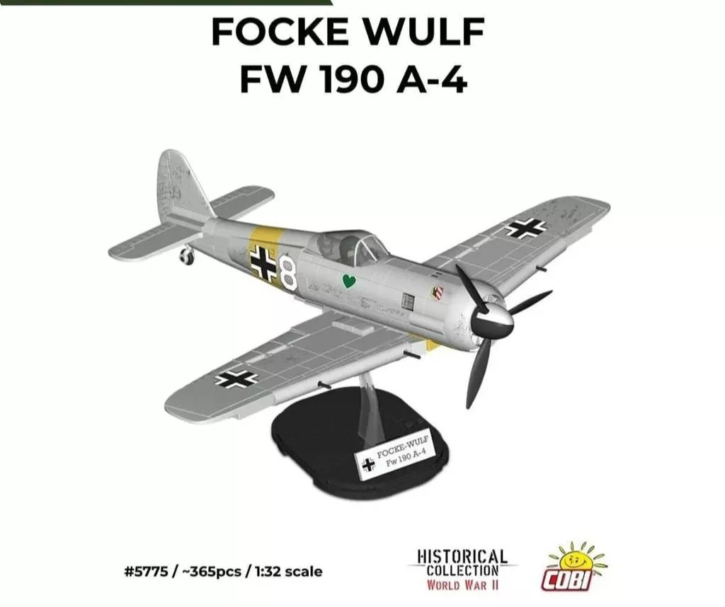 COBI 5775 Focke-Wulf Fw 190 A-4 1:32 Brick Model 365pcs