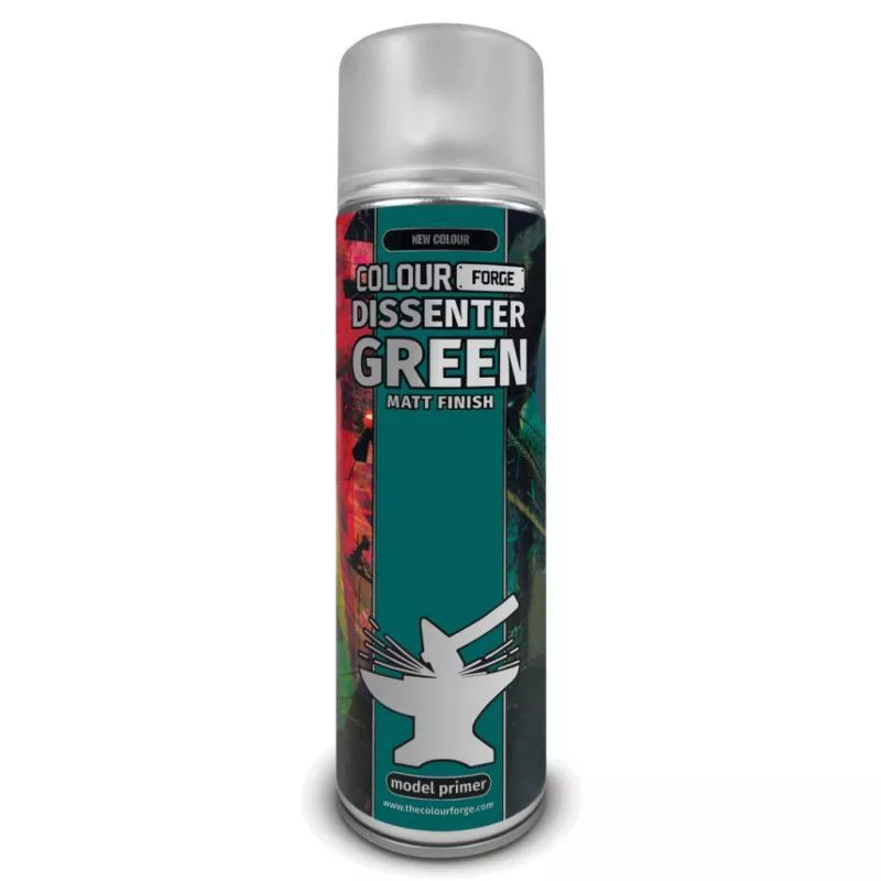 Colour Forge Dissenter Green Spray Primer Paint 500ml