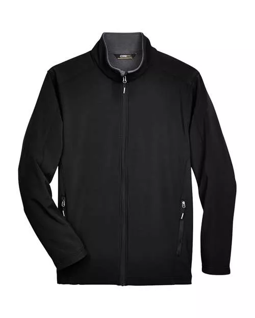 Core 365 88184T Men's Tall Cruise Two-Layer Fleece Bonded SoftShell Jacket