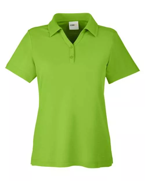 Core 365 CE112W Ladies’ Fusion ChromaSoft Pique Polo