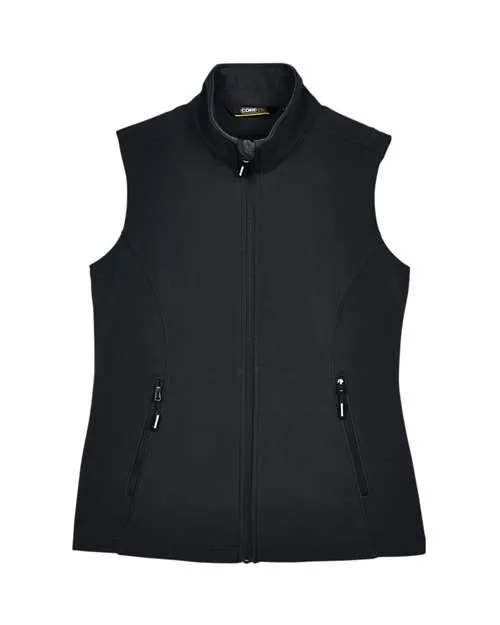 Core 365 CE701W Ladies' Cruise Two-Layer Fleece Bonded SoftShell Vest