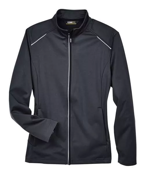 Core 365 CE708W Ladies' Techno Lite Three-Layer Knit Tech-Shell