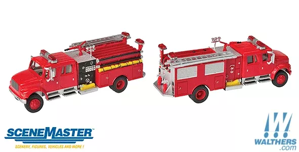 Crew Cab Fire Engine | Walthers SceneMaster HO