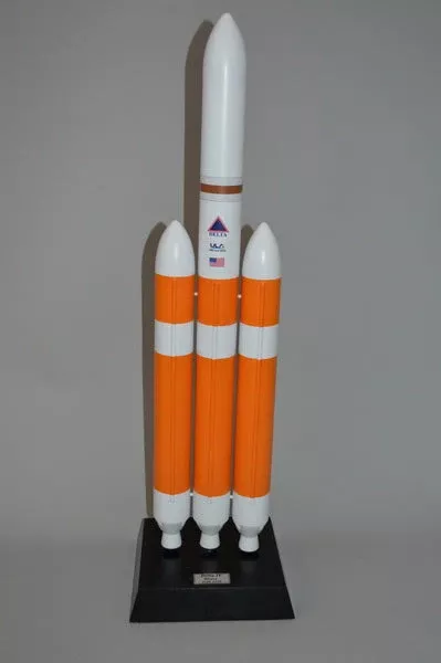 Delta IV Heavy Rocket Airplane Model