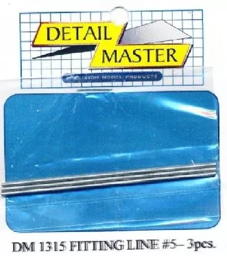 Detail Master 1315 1/24-1/25 Fitting Line #5 .062″ (3pc)