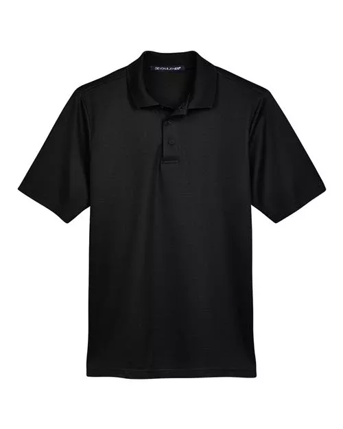 Devon & Jones DG20 CrownLux Performance Men’s Plaited Polo