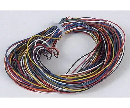 Digitrax HO DCDRWIRE Decoder Wire -- ACC-DECODERWIRE - 9-Conductor, 32AWG, 10'