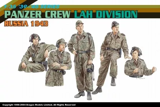 Dragon Models 6214 1/35 Panzer Crew LAH Div Russia 1943 (5)