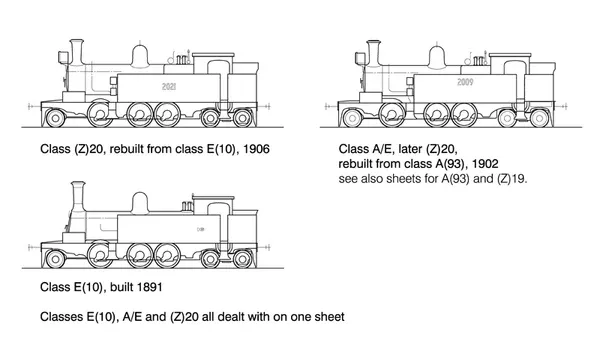 DS-Z20 – 20 Class Steam Locomotive 2-6-4T