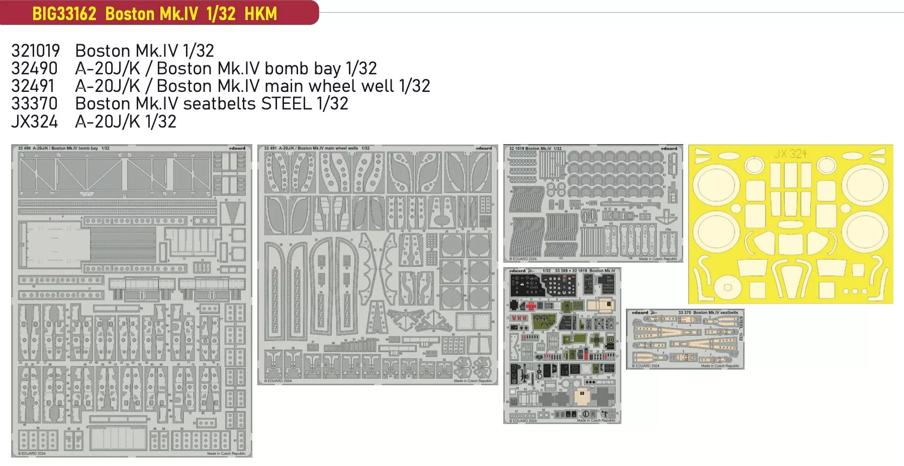 Eduard Big-Ed EBIG33162 1:32 Douglas Boston Mk.IV