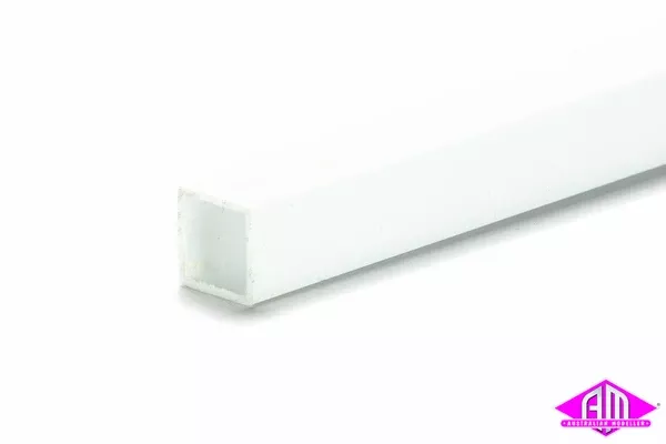 EG252 - Plastic Square Tube - 0.125 (3pc)