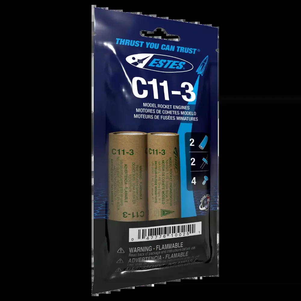 Estes 10025 C11-3 Engines - 2 Pack