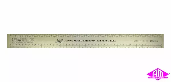 Excel - EXL55778 - 12" Deluxe Model Reference Ruler - Gold