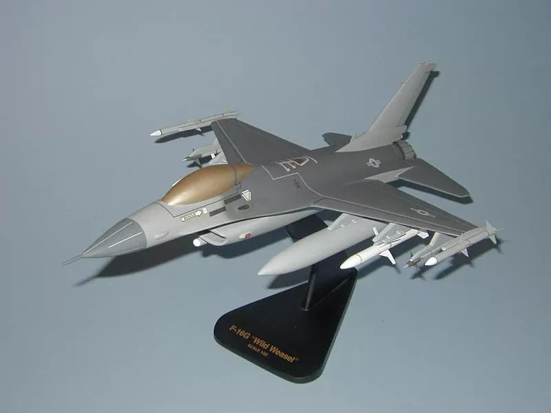 F-16 Wild Weasel Airplane Model