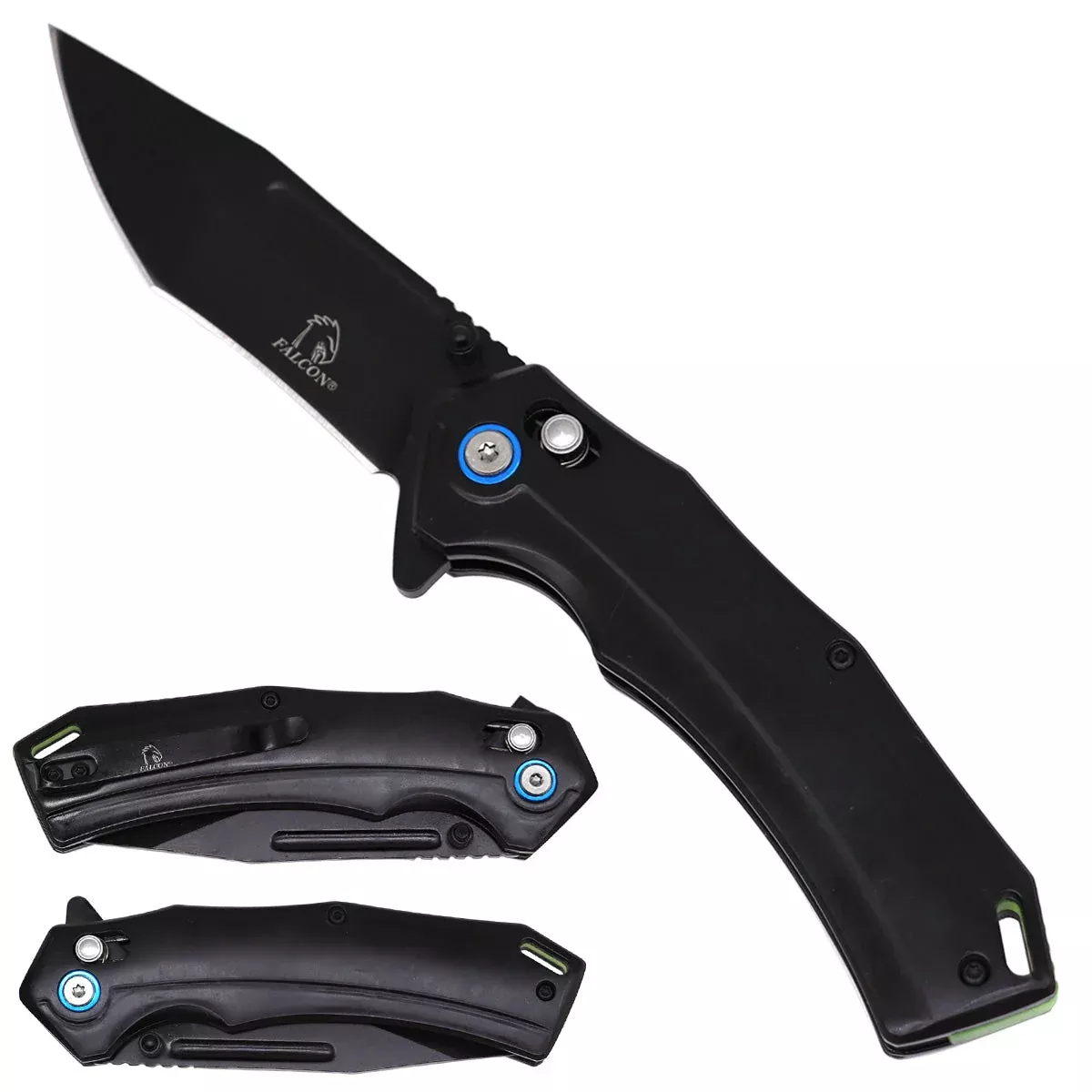 Falcon Black Axis Lock Pocket Knife