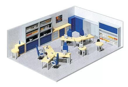 Faller HO Building Interior Decoration