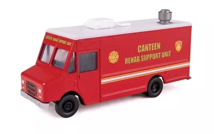 Fire Department Canteen Truck HO Scale Vehicle