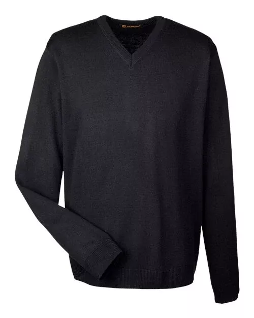 Harriton M420 Men's Pilbloc V-Neck Sweater