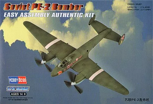 Hobby Boss HB80296 1:72 Petlyakov Pe-2 Bomber
