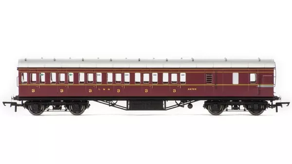 Hornby R4677C OO LMS Non-Corridor 57ft Third Class Brake Coach