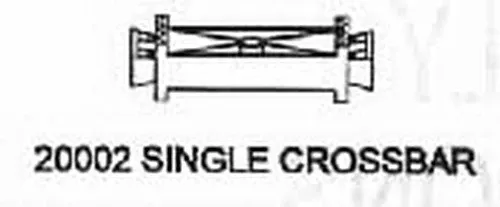 Interail 20002 Single Crossbar 28/BX.–112 Screws