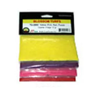 JTT Trees & Shrubs 95146 TURF RED,PINK, PURPLE, YELLOW, MEDIUM