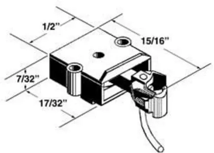 Kadee 806SCALE COUPLER Short, O Scale