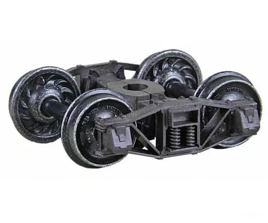 Kadee HO 561 Arch Bar Self-Centering HGC Trucks – Code 110 (.110″) 33″ Ribbed-Back RP-25 Wheels 1 Pair