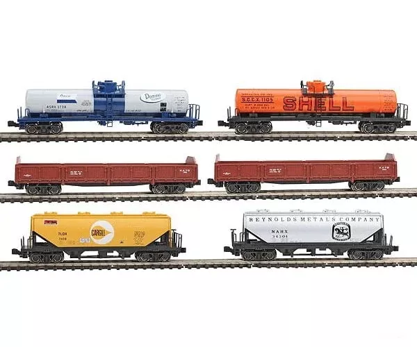 Kato N 1066275 Mixed Freight 6-Car Set – Ready to Run