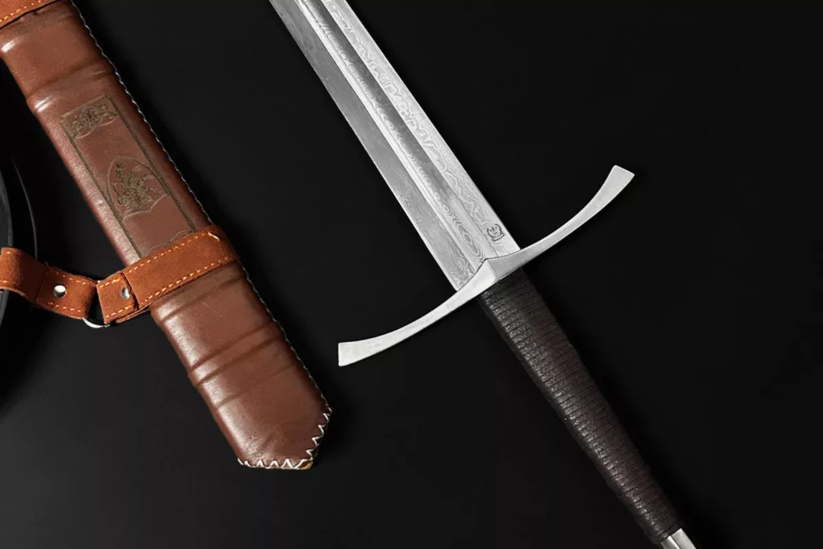 Knight’s Collection Damascus Medieval Sword