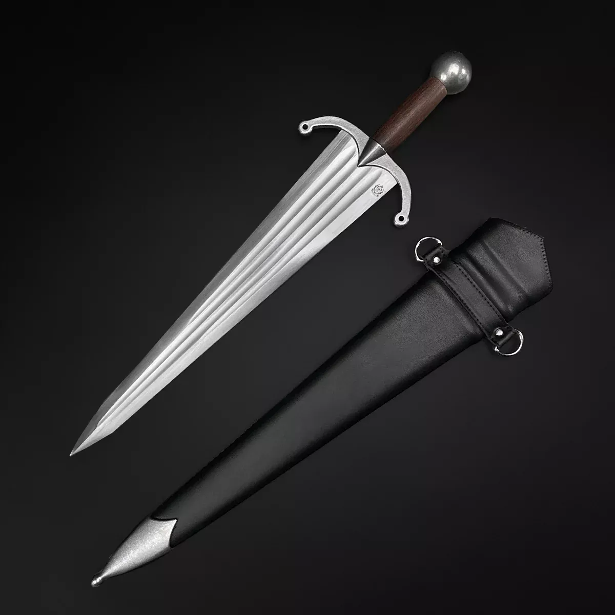 Knight’s Collection Hand-Forged Medieval Cinquedea Dagger