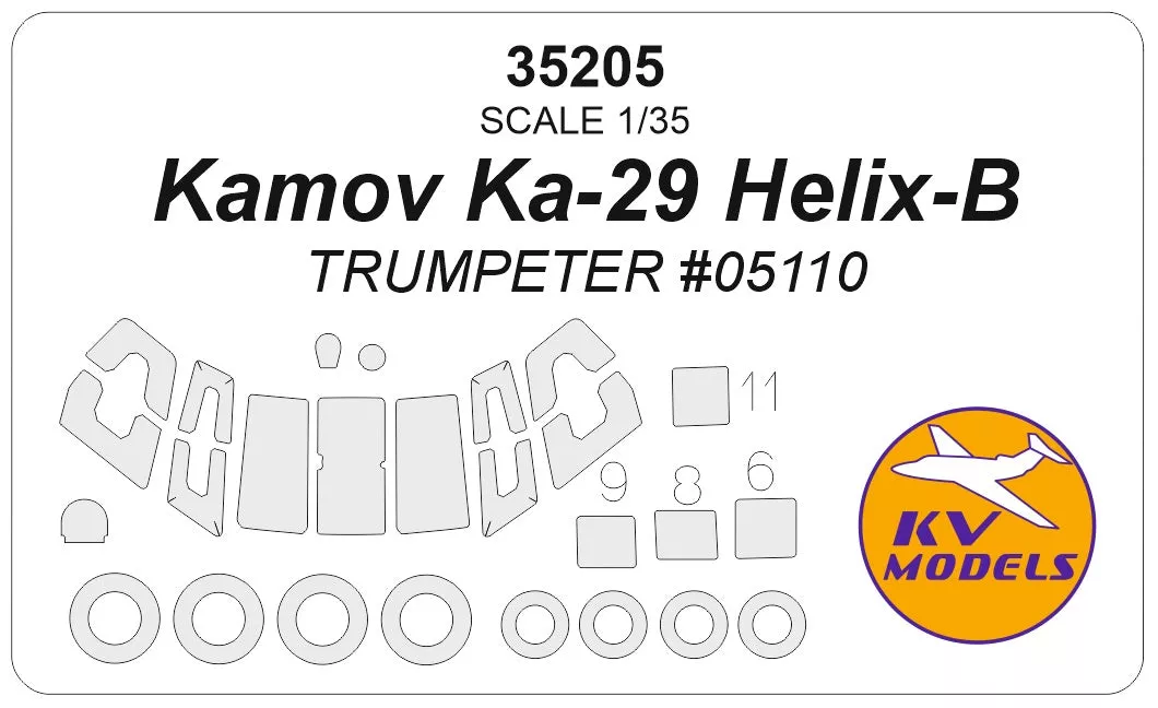 KV Models KV35205 1:35 Kamov Ka-29 Helix-B