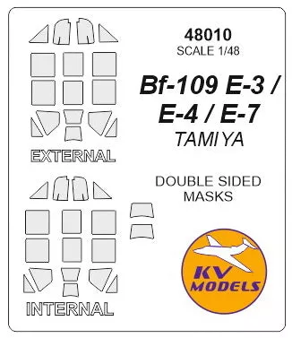 KV Models KV48010 1:48 Messerschmitt Bf-109E