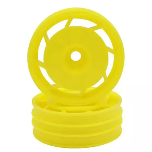 Kyosho 1/10 Wheels ULTIMA FRONT 8D 50MM -YELLOW- (2PC) #UTH001YB