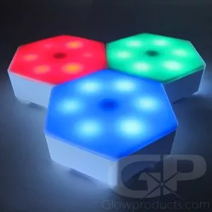 LED Hexagon Lights with Remote - 3 Piece Pack