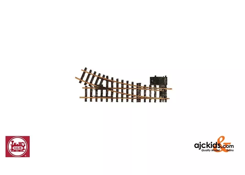 LGB 16050 - Electric Switch, Right, R3, 22.5°