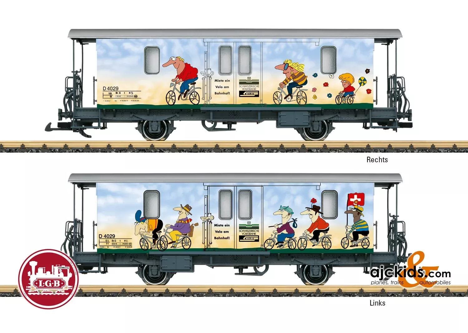 LGB 34555 – RhB Bicycle Car