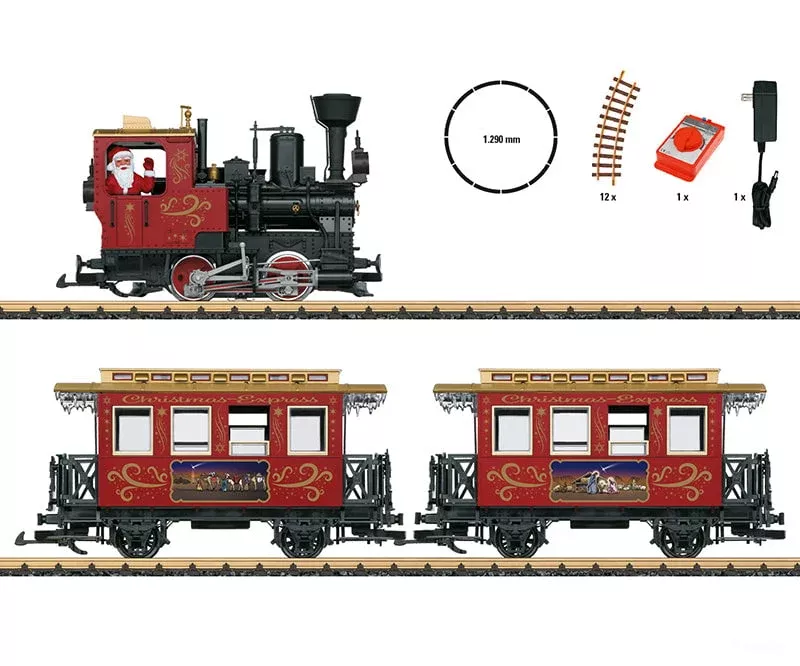 LGB 72308 Christmas Passenger Train Starter Set