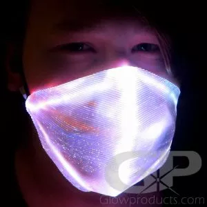 Light Up Face Mask - Multi-Color (On Special)