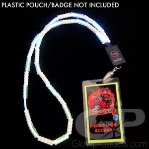Light Up LED Lanyard with Clip