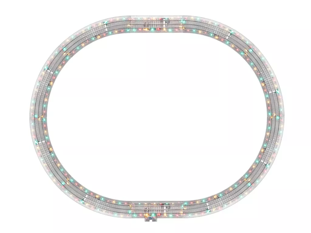 Lionel 2025080 Lighted FasTrack 40"x50" Oval Track Pack, O Scale