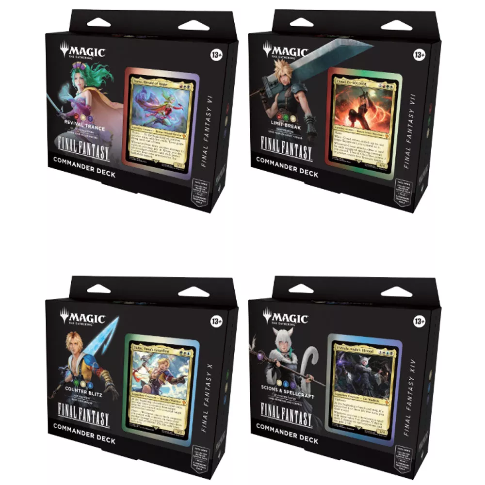 Magic: The Gathering – Final Fantasy Commander Decks – Sealed Case