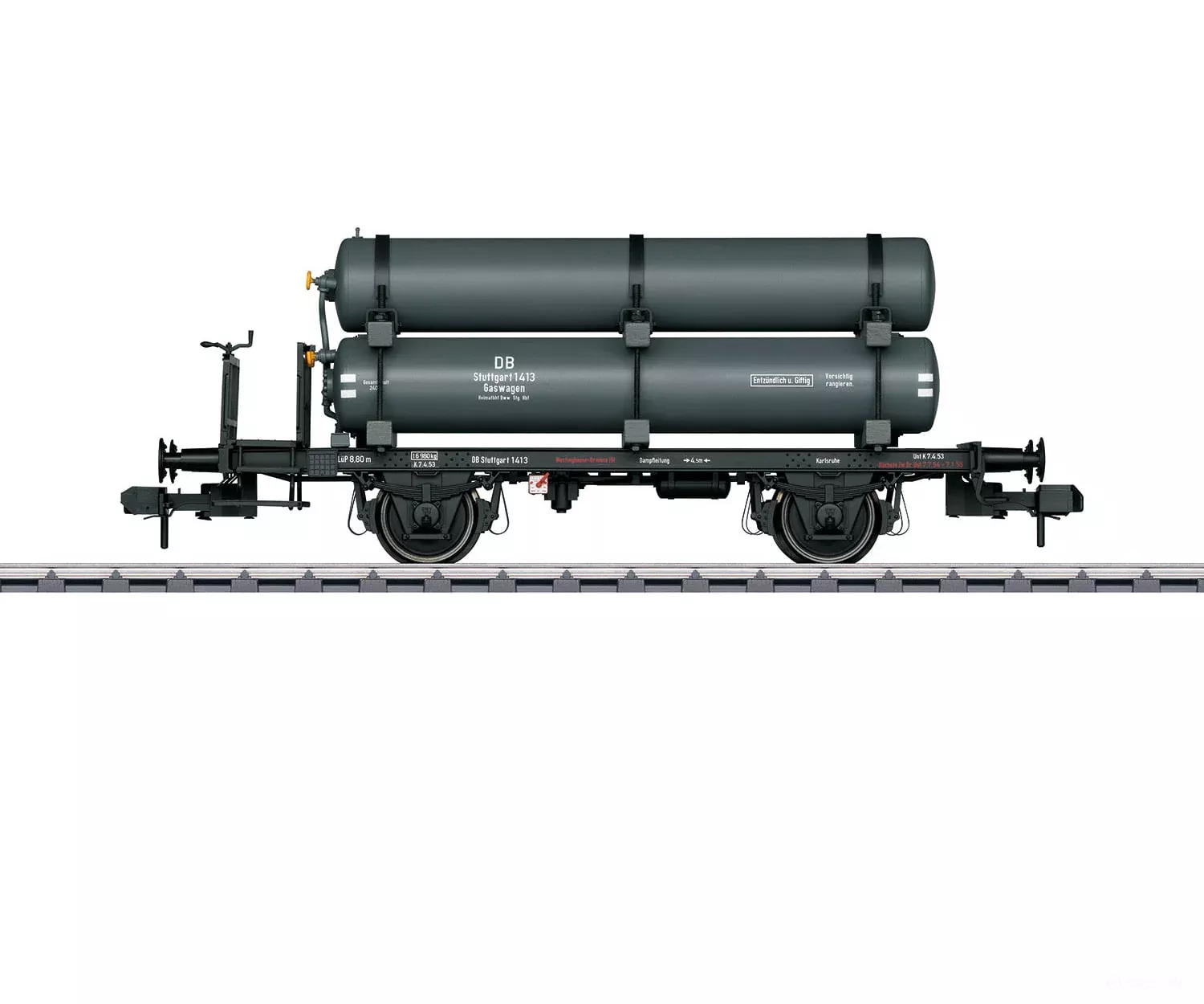 Marklin 1 58060 DB Maintenance Tank Car with Gas Tanks