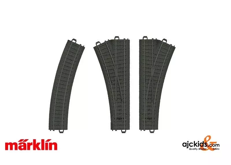 Marklin 23301 – Turnout Set for Plastic Track
