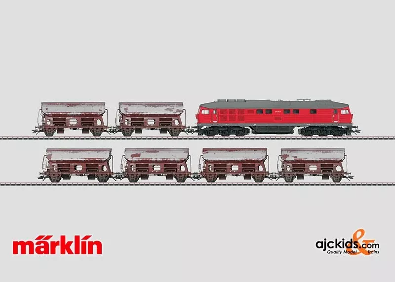 Marklin 26551 – Lime Transport Freight Train *used*